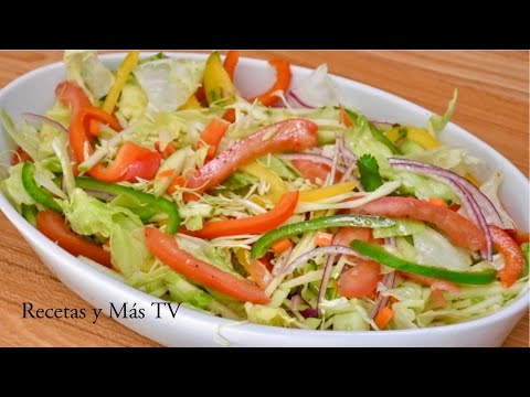Ensalada de Repollo fácil y diferente, una ensalada verde deliciosa con aderezo casero