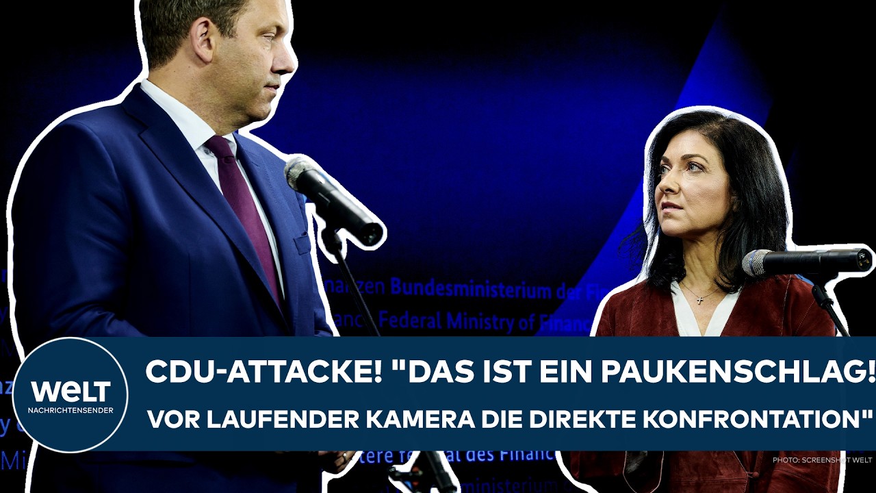 DEUTSCHLAND: "Jetzt hat es wirklich kräftig gescheppert!" Heftige CDU-Attacke gegen die SPD!