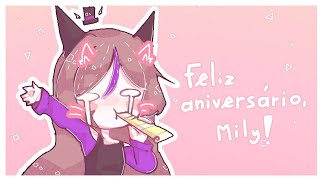 Feliz aniversário, Mily.