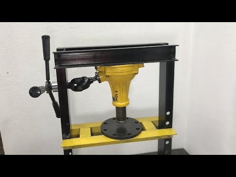 how to make spiral jack press || crazy make hydraulic press