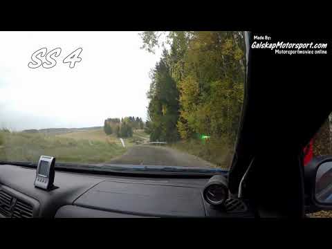 Innboard Aurskog Høland Rally 2020 ss 1 - 5 Tor Bækkevold og Nina Koblinger