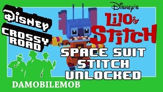 ★ DISNEY CROSSY ROAD Secret Characters | SPACE SUIT STITCH Unlock (LILO AND STITCH UPDATE)