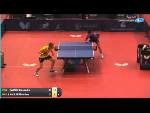 Faulty services in junior boys singles final  (EYC 2015)