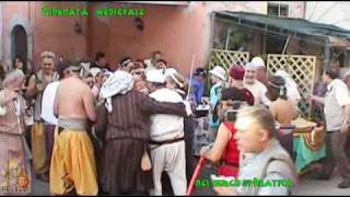 preview picture of video 'Giornata medievale a Pratica di Mare - parte 2 - rapimento abitanti dai pirati saraceni'