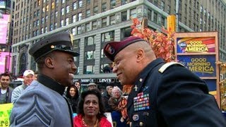 Soldier Surprises Dad Live on &#39;Good Morning America&#39;: West Point&#39;s Cameron Goins Reunites with Dad