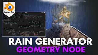 Procedural Rain Geometry Node Pack video thumbnail