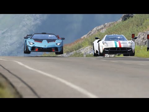 Lamborghini SC18 Alston vs Pagani Huayra at Highlands