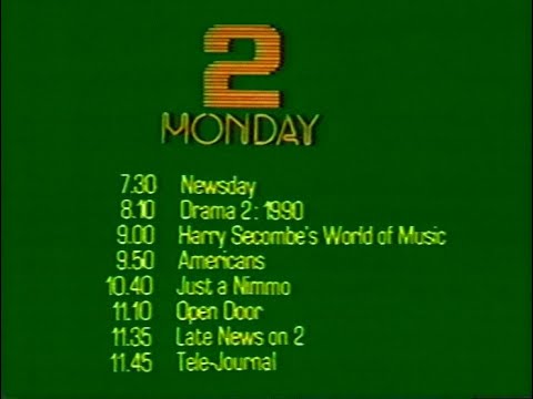 Sunday 26th February 1978 BBC2 - Caught In Time - Edward Woodward - Sunday Cinema - The Leopard