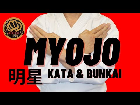 Shitoryu Kata MYOJO 明星 & Bunkai explained by Japanese Karate Grand Master 10th Dan.