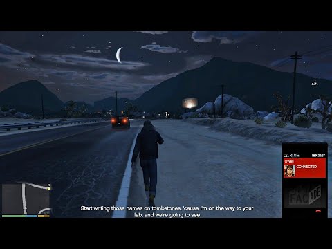GTA V - Trevor & O'Neil Phone Call Before The Mission ''Crystal Maze"
