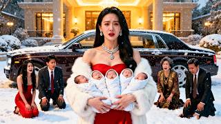 Expelled by family, she carries CEO's only heir—3 years later, returns with 5 kids, they kneel!