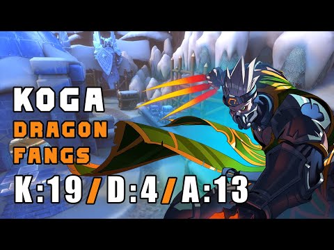 Koga Dragon Fangs in ranked? (19 kills 4 deaths 11 assist 95k dmg)