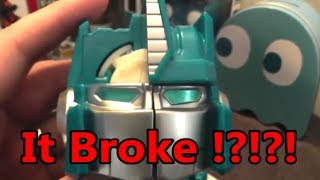 Optimus Prime Rubik's Crew Puzzle Cube Toy Review - The No Swear Gamer