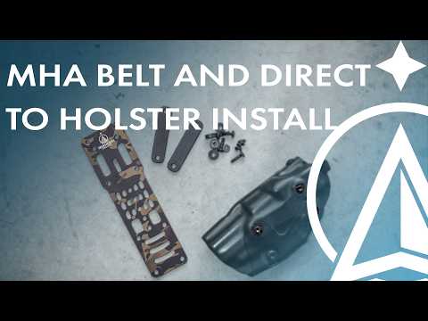 True North Concepts MHA Direct to Holster Install and Belt Mount