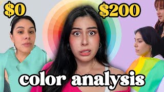 $0 vs. $20 vs $200 color analysis