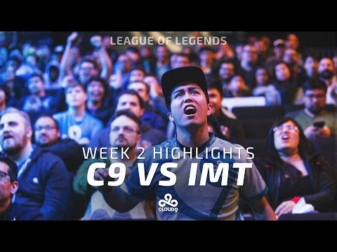 Cloud9 LoL - LCS Week 2 | Cloud9 vs Immortals Highlights (2017)