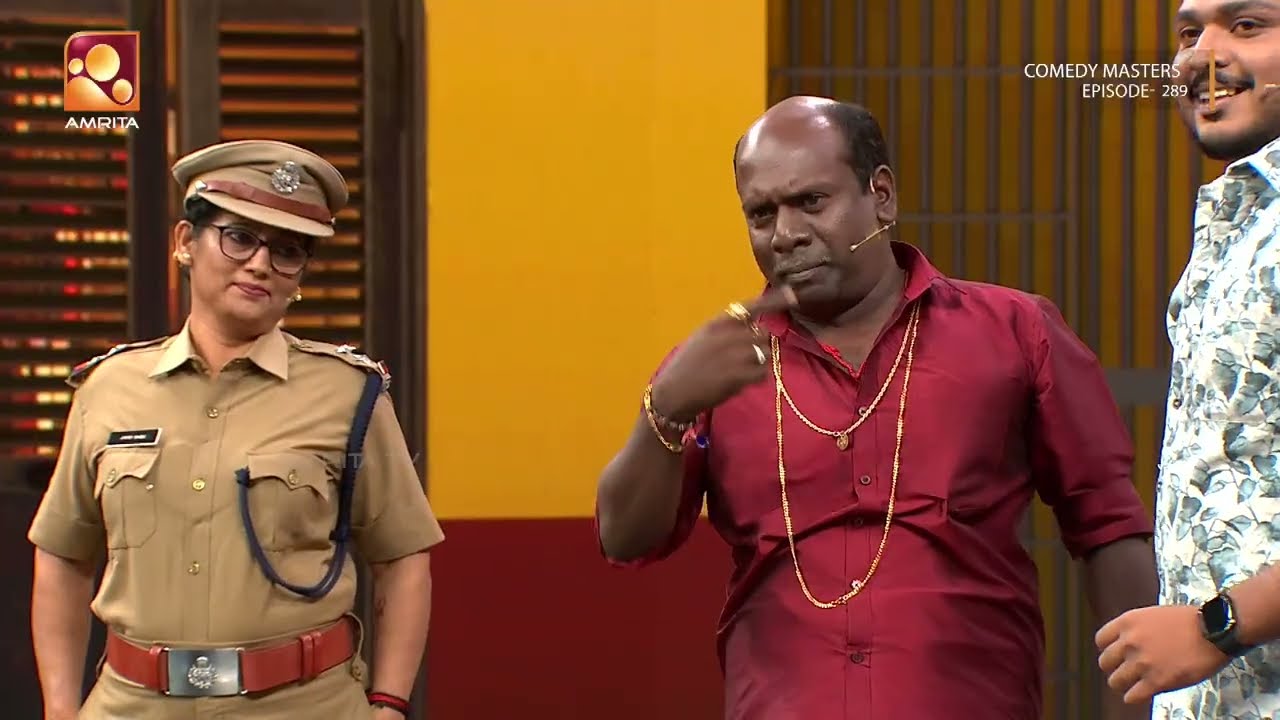 പൊലീസ് സ്റ്റേഷൻ പൊന്നാക്കി തമ്പിയണ്ണൻ | Comedy Masters | Epi 289| Mon–