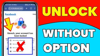 facebook account locked how to unlock 2024|| without option unlock facebook account 2024 ||