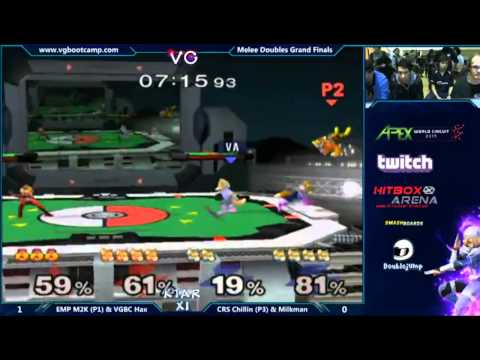 KTAR XI Melee Doubles - Mew2King & Hax vs Chillindude & Milkman Grand Finals