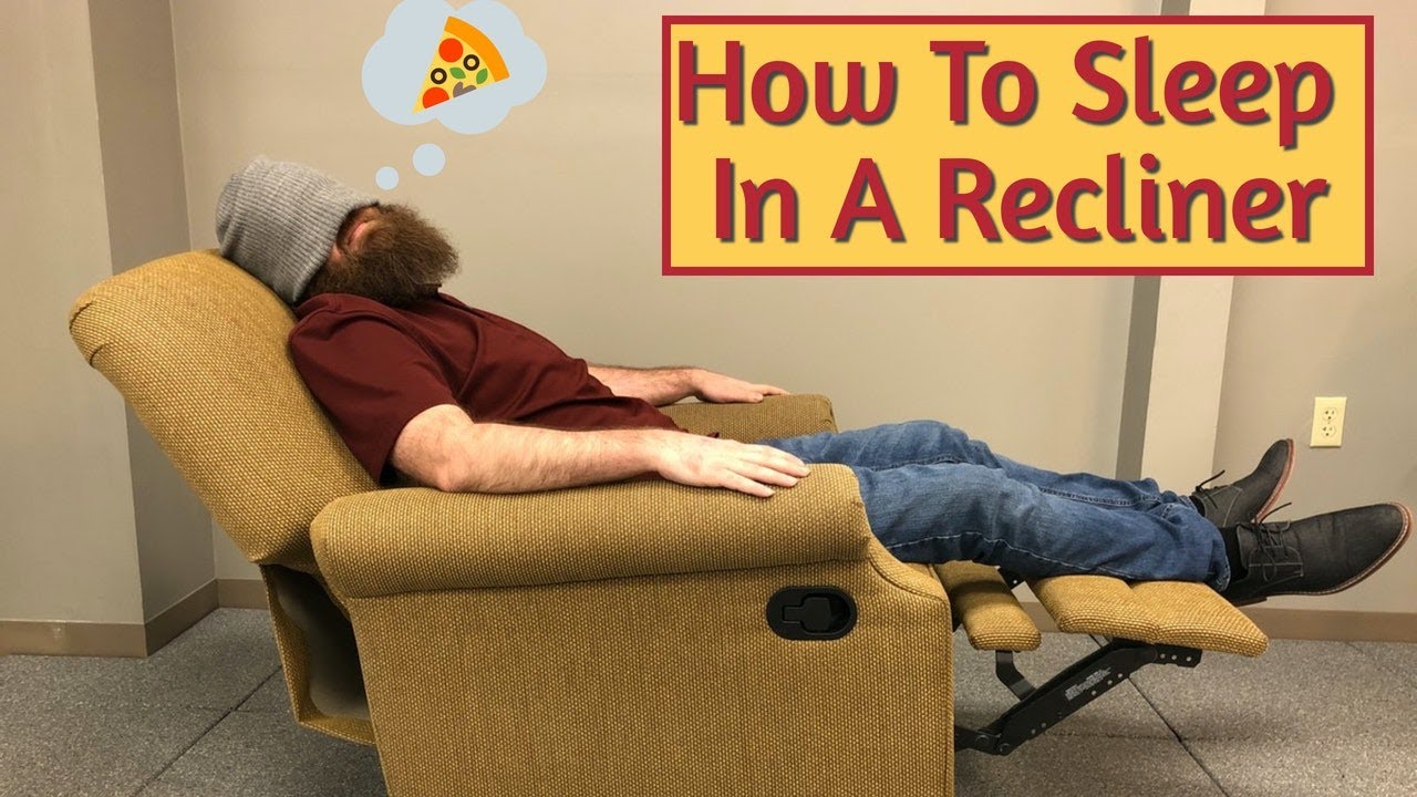 Watch video How To Sleep in A Recliner with Back Pain/Sciatica Now How To Sleep in A Recliner with Back Pain/Sciatica