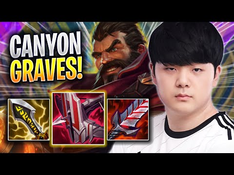 CANYON IS A MONSTER WITH GRAVES! - DK Canyon Plays Graves JUNGLE vs Lee Sin! | Season 2023