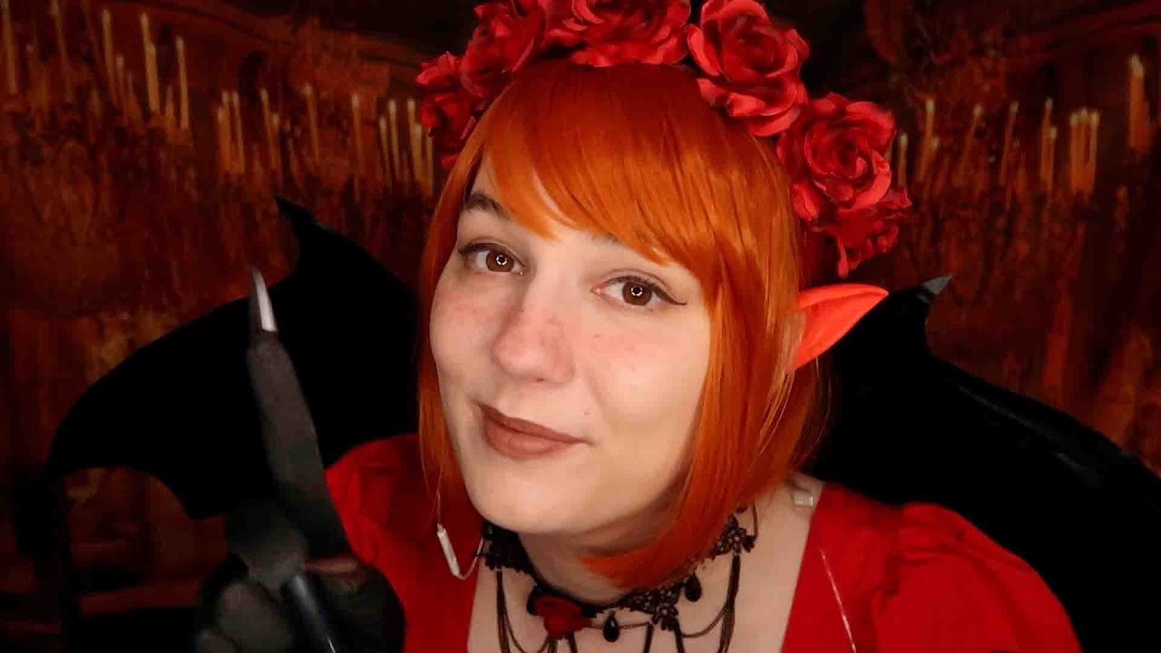 Sassy Demon Girl Says NO TINGLING Without Her Permission (ASMR)