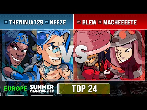 TheNinja729 & Neeze VS Blew & Macheeeete - Top 24 - EU - Summer Championship 2022 - Doubles