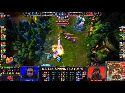 Dignitas vs Good Game University Game 3 LCS 2013 EU Spring quarter finals 1080p HD