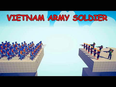 VIETNAM ARMY SOLDIER vs 100X ARMIES | Totally Accurate Battle Simulator TABS