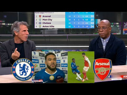 Chelsea vs Arsenal 1-1 Reece James Reacts To Caicedo's Red Card🤬 Ian Wright Crazy Reaction