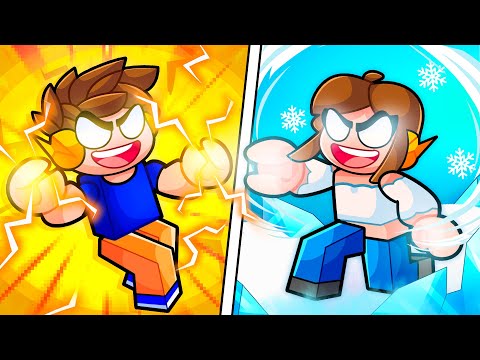 Roblox, MAS temos PODERES ELEMENTAIS NOVOS!