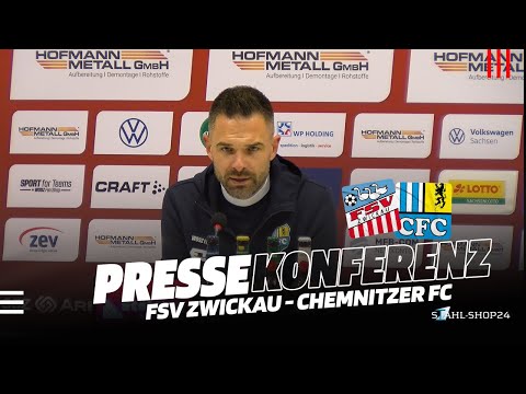 FSV TV | Pressekonferenz | FSV Zwickau - Chemnitzer FC 4:0 (2:0) [16. Sptg. 25/26]