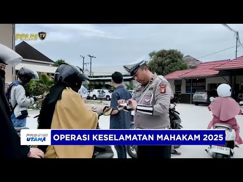 POLDA KALIMANTAN TIMUR MELAKSANAKAN OPERASI KESELAMATAN MAHAKAM 2025