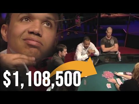 Dwan vs Ivey - the first ever televised MILLION DOLLAR poker pot!