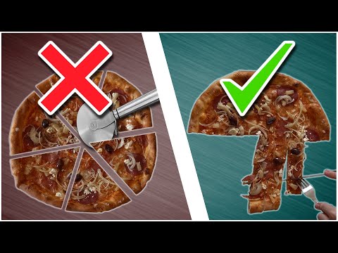 The Correct Way to Cut Pizza - Detailed Tutorial