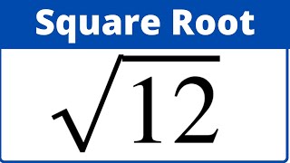 Square root of 12