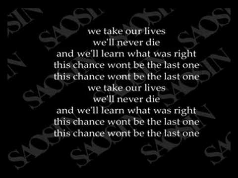 Saosin - Let Go Control (with Lyrics)