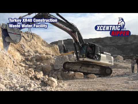 Turkey XR40 Construction Waste Water Facility - Xcentric Ripper - hydraulic breakers hammers