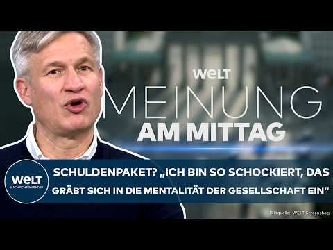Video Thumbnail: ULF POSCHARDT: "Ich bin schockiert!" Massive Abrechnung mit Merz' neuer Schuldenmentalität | MEINUNG