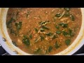 Chef Atul's Tadka Daal with Spinach