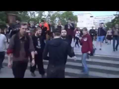 Наконец-то алкаши дали достойный отпор льву.