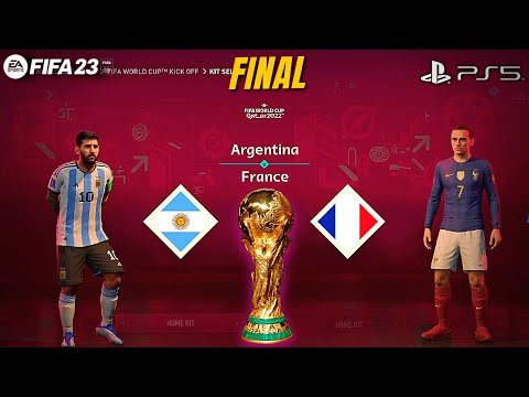 Argentina vs France FIFA World Cup Mode Gameplay PS5