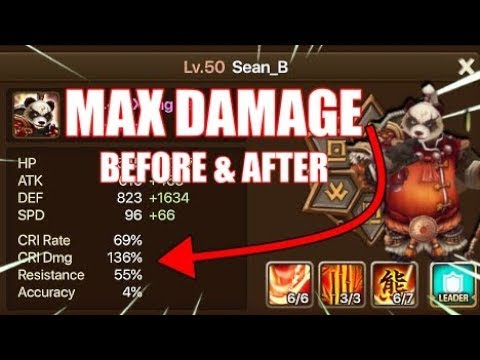 Max Damage Xiong Fei & Patch Comparison, Big Change? | Summoners War