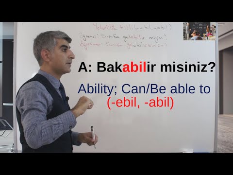 modal verb can in turkish - Turkish Lessons 57 -Learn Turkish -Учим турски -турска граматика