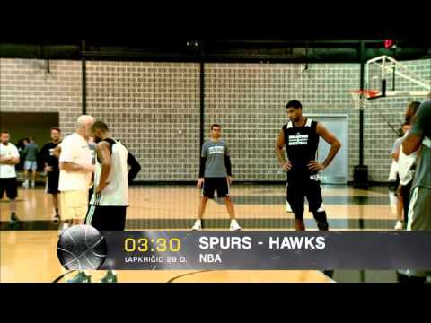 TIESIOGIAI HD. NBA. Spurs - Hawks, Lapkričio 29, sekmadienis 03:30 per SPORT1.