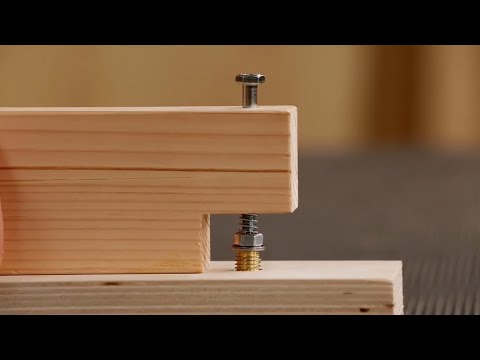 Woodworking Tip: Threaded Insert Installation Jig