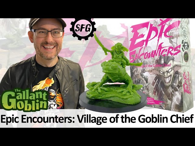 Vídeo relacionado con Epic Encounters: Village of The Goblin Chief - RPG Fantasy, Tabletop Game with 20 Goblin Miniatures, Double-Sided Game Mat, & Game Master Adventure Book with Monster Stats