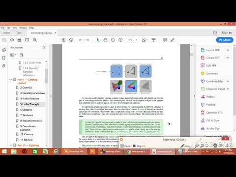 #20  OpenGL tutorial - explanation of OpenGL graphic pipepline steps