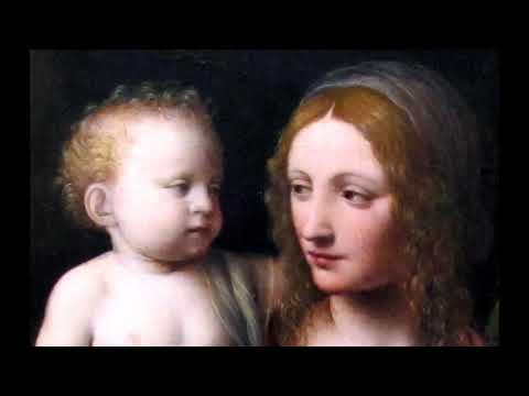 Bernardino Luini - Paintings by Bernardino Luini in the  Musée du Louvre, Paris, France.