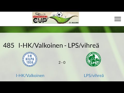 Särkänniemi Cup P13H: I-HK/Valkoinen - LPS/vihreä 28.6.2019